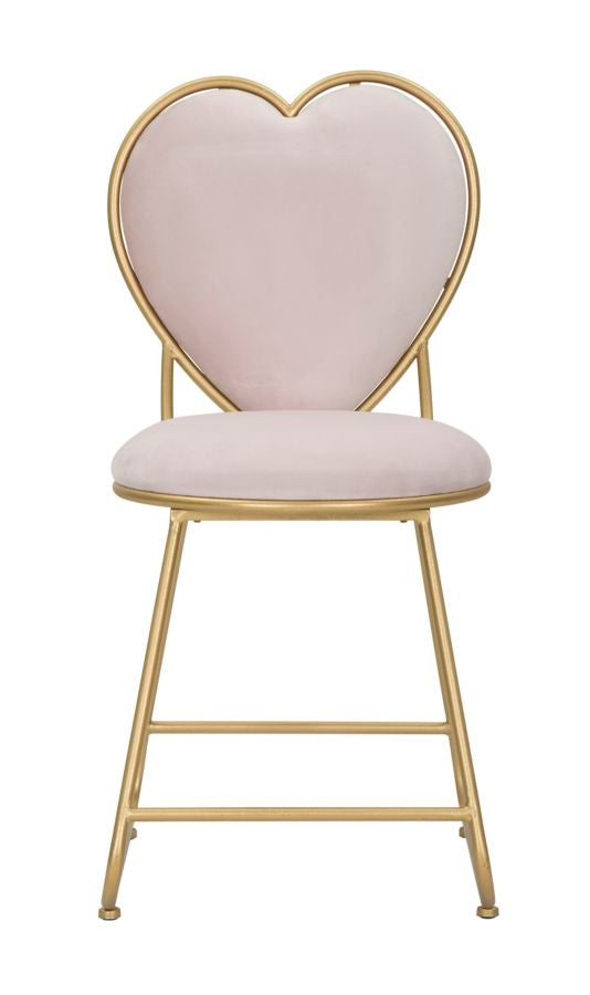 DINING ROOM CHAIR HEART GOLD 37CM – Furnlux