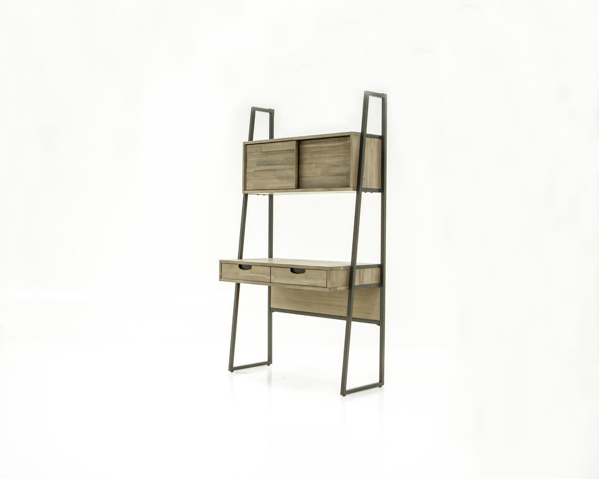 DESK FLOW SAND OAK & GRAPHITE 100CM – Furnlux