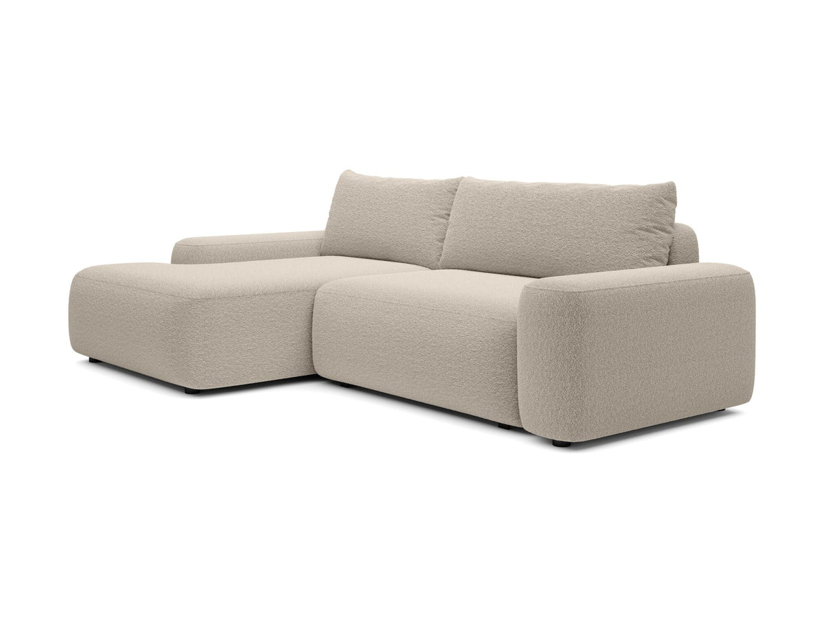 Corner 17 Loop CORNER SOFA LOOP CREME WHITE & BLACK 264CM – Furnlux