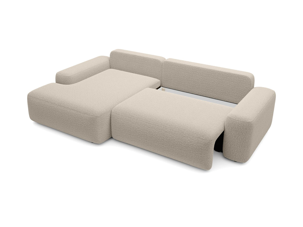 Corner 17 Loop CORNER SOFA LOOP CREME WHITE & BLACK 264CM – Furnlux