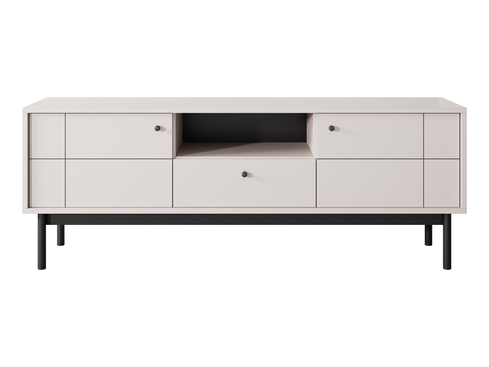 TV STAND JAPANDI BEIGE & BLACK 154CM – Furnlux